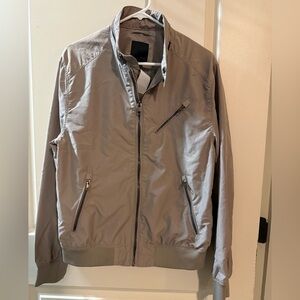 H&M Men's Taupe Bomber Style Jacket